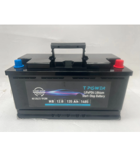Start-Stop Lithium Car Battery 12v 135Ah 1485CCA for Toyota Volkswagen Audi