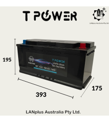 Start-Stop 12V 150Ah 1650CCA LiFePO4 Start-Stop Car Battery H9 Group 95R