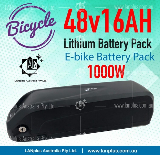 48V 16Ah Tpower Li-ion Lithium Battery Pack Hailong For Motor 1000W E-bike