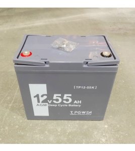 12V 55AH AGM DEEP CYCLE Battery Mobility Scooter Golf Cart Wheelchair
