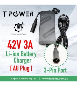 42V 3A Li-ion Lithium Battery charger for 36V ebike Electric Scooter Mobility battery