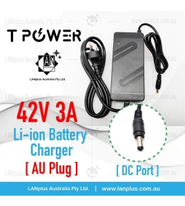 42V 3A Li-ion Lithium Battery charger for 36V ebike Electric Scooter Mobility DC Port