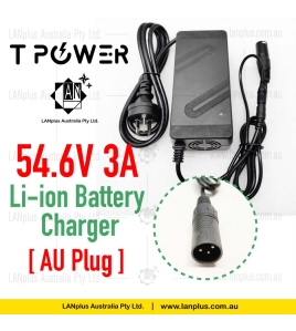 54.6V 3A Li-ion Lithium Battery charger f 48V ebike Electric Scooter Mobility