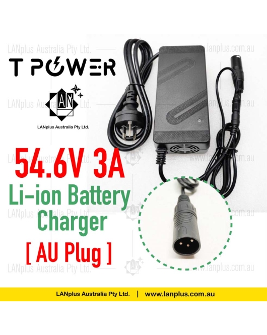 54.6V 3A Li-ion Lithium Battery charger f 48V ebike Electric Scooter Mobility