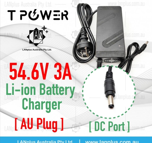 54.6V 3A Li-ion Lithium Battery charger for 48V ebike Electric Scooter Mobility