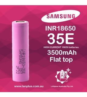 Genuine Samsung INR18650-35E 3500mAh 10Amp HIGH CURRENT 18650 Battery