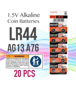 20x LR44 AG13 Battery G76 A76 SR44W Button Cell Batteries wholesale