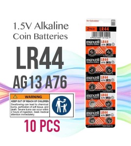 10x LR44 AG13 Battery G76 A76 SR44W Button Cell Batteries wholesale