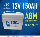 New 12V 150AH AGM DEEP CYCLE VRLA BATTERY Caravan Boat Solar Fridge 4WD