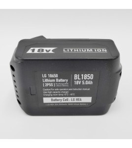 BL1850 18V 5.0ah f Makita BL1850B Lithium LED Indicator Battery with LG HE4 Cell