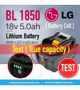 BL1850 18V 5.0ah f Makita BL1850B Lithium LED Indicator Battery with LG HE4 Cell