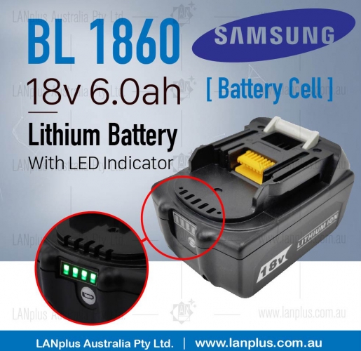 Brand New 18V 6.0ah 6ah 4 Makita BL1860B Lithium LED Indicator Battery > BL1850 BL1840
