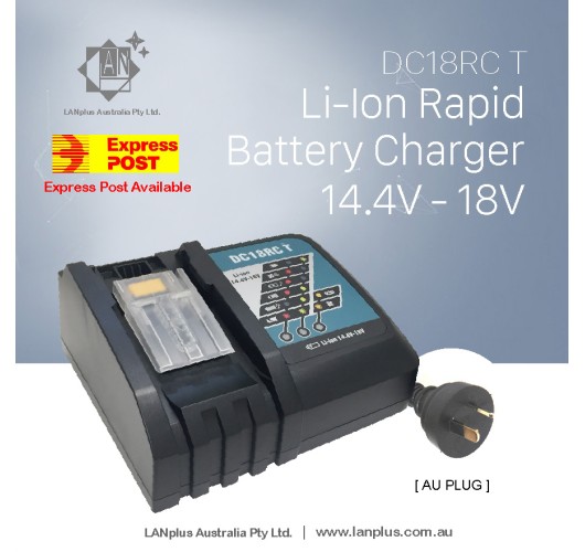 DC18RC Fast Charger 14.4V - 18V For Makita BL1830 1840 1850 1860 Li-Ion Battery
