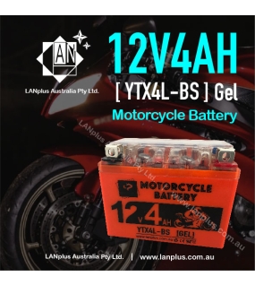 12V 4AH YTX4L-BS Gel Motorcycle Battery Dirt Bike ATV Quad Scooter Gokart Mower - Wholesale (5+ Units)