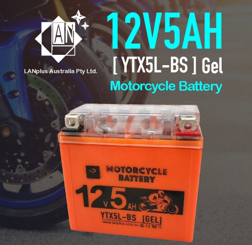 12V 5AH YTX5L-BS Gel Motorcycle Battery C110 CRF150F CRF230F CRF230L CRF230L