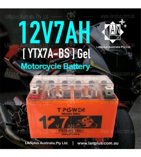 12V 7AH YTX7A-BS Gel Motorcycle Battery Dirt Bike ATV Quad Scooter Gokart Mower - Wholesale (5+ Units)