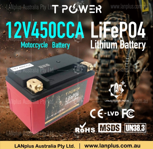 12V 450CCA Lithium Starting Motorcycle Battery YTX12-BS TYX14-BS YTX20L-BS YTX20