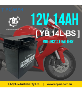 12v 14Ah YB14L-BS Motorbike Battery Dirt bike ATV Quad Scooter gokart Mower