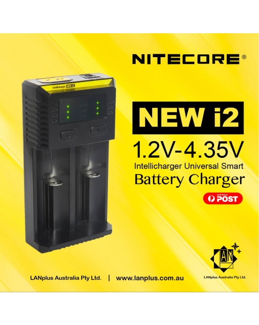 Nitecore New i2 Intellicharger Universal Battery Charger RCR123 14500 Ni-CD C