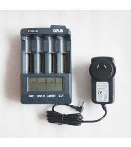 OPUS BT-C3100 Li-ion 18650 AA AAA NiMH Battery Analyzer Tester Charger V2.2