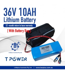 New 36V 10AH 500W Lithium Battery w/ BMS f eBike Electric Scooter Mobility Bicycle