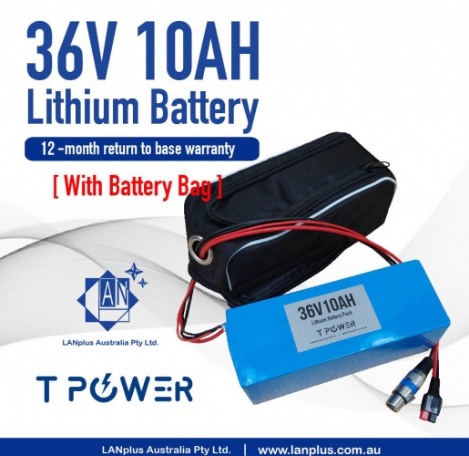 New 36V 10AH 500W Lithium Battery w/ BMS f eBike Electric Scooter Mobility Bicycle