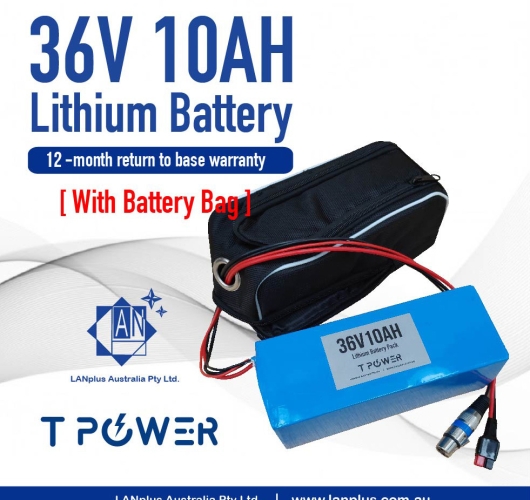 New 36V 10AH 500W Lithium Battery w/ BMS f eBike Electric Scooter Mobility Bicycle