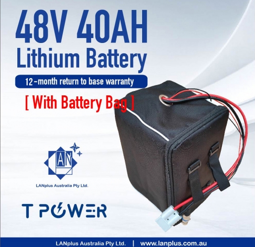 48V 40AH 2000W Lithium Battery for eBike Electric Scooter Mobility W/ BMS