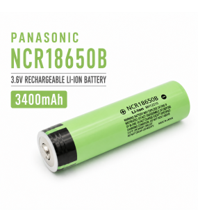 1x Panasonic NCR18650B Rechargeable Battery 3400mAh 3.7V Li-ion Button Nipple Top