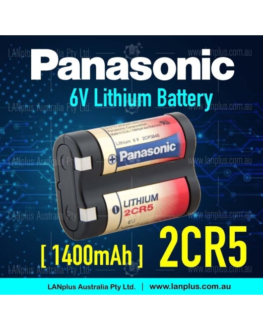 Panasonic 6V 2CR5 1400mah Lithium Camera Battery DL245 RL2CR5 EL2CR5 Expire 2032
