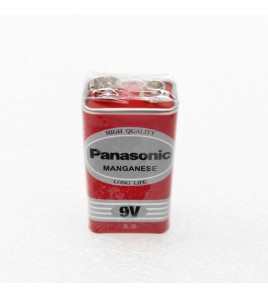 2x Panasonic 9V 6F22ND 6F22 Heavy Duty Zinc Non Rechargeable Battery f Smoke Alarm