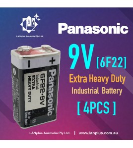 4x Panasonic 9V 6F22 Extra Heavy Duty battery Bulk wholesale lot smoke alarm