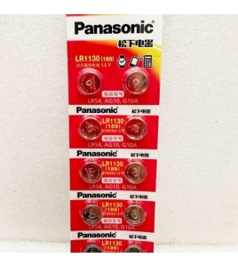 10 X AG10 LR1130 PANASONIC 1.5V STOP BARK ALKALINE BATTERY BATTERIES Mel