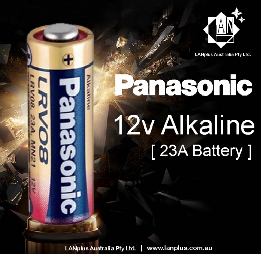 Genuine 1 x Panasonic A23 Alkaline Remote Batteries 12V LRV08 MN21 23A battery