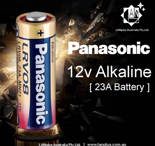 Genuine 1 x Panasonic A23 Alkaline Remote Batteries 12V LRV08 MN21 23A battery