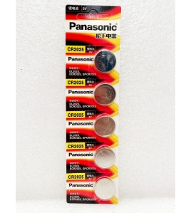 5x Panasonic CR2025 3V Lithium Coin Cell Button battery DL2025 ECR2025 GPCR2025