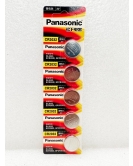 5x Panasonic CR2032 3V Lithium Coin Cell Button battery DL2032 ECR2023 GPCR2032