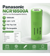 2x Panasonic NCR18500A 18500 1900mAh Li Ion Rechargeable Flat Top Battery AU