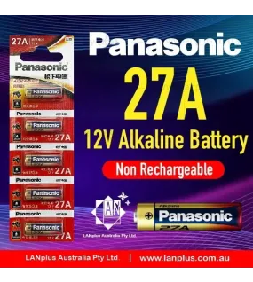 Genuine Panasonic A27 27A MN27 V27A Battery Garage Remote Alarm 12V
