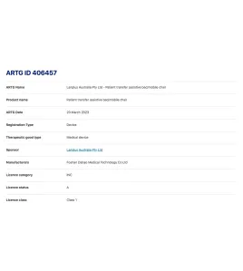 Patient Transfer wheelchair lifting chair with seat from bed transport machine
