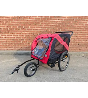 Bike Cargo Trailer Pets Trolley Ride Bicycle Cargo Outdoor Foldable Carrier AU