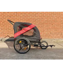 Bike Cargo Trailer Pets Trolley Ride Bicycle Cargo Outdoor Foldable Carrier AU