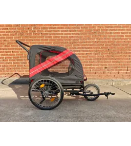 Bike Cargo Trailer Pets Trolley Ride Bicycle Cargo Outdoor Foldable Carrier AU