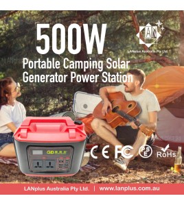 Portable Power Station 500W Solar Generator 486W 135000mAh Fast Charging Backup