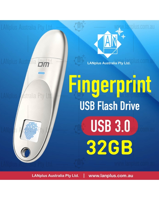 32GB Fingerprint USB 3.0 Flash Drive Metal USB 3.0 Privacy Encrypted Security
