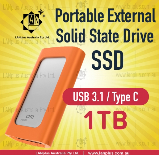 Portable SSD Type C USB 3.1 High Speed 1TB Hard Drive f Mac Windows Android
