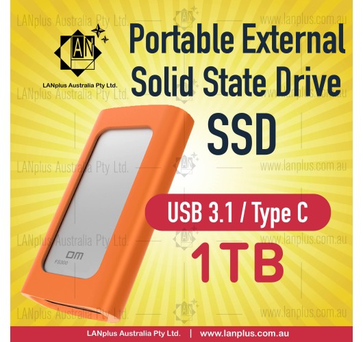 Portable SSD Type C USB 3.1 High Speed 1TB Hard Drive f Mac Windows Android