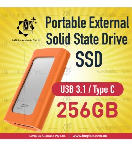 Portable SSD Type C USB 3.1 High Speed 256GB Hard Drive f Mac windows Android