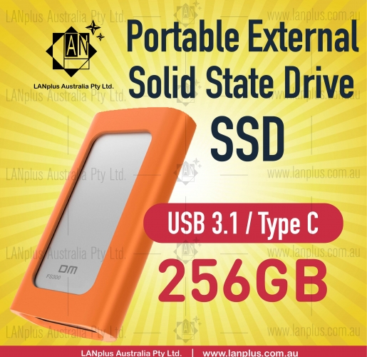 Portable SSD Type C USB 3.1 High Speed 256GB Hard Drive f Mac windows Android