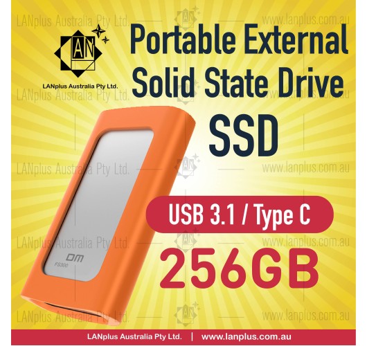 Portable SSD Type C USB 3.1 High Speed 256GB Hard Drive f Mac windows Android